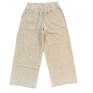 Lou & Grey Women’s Wide Leg Lounge Pants Comfortable High Rise Cream Size Large